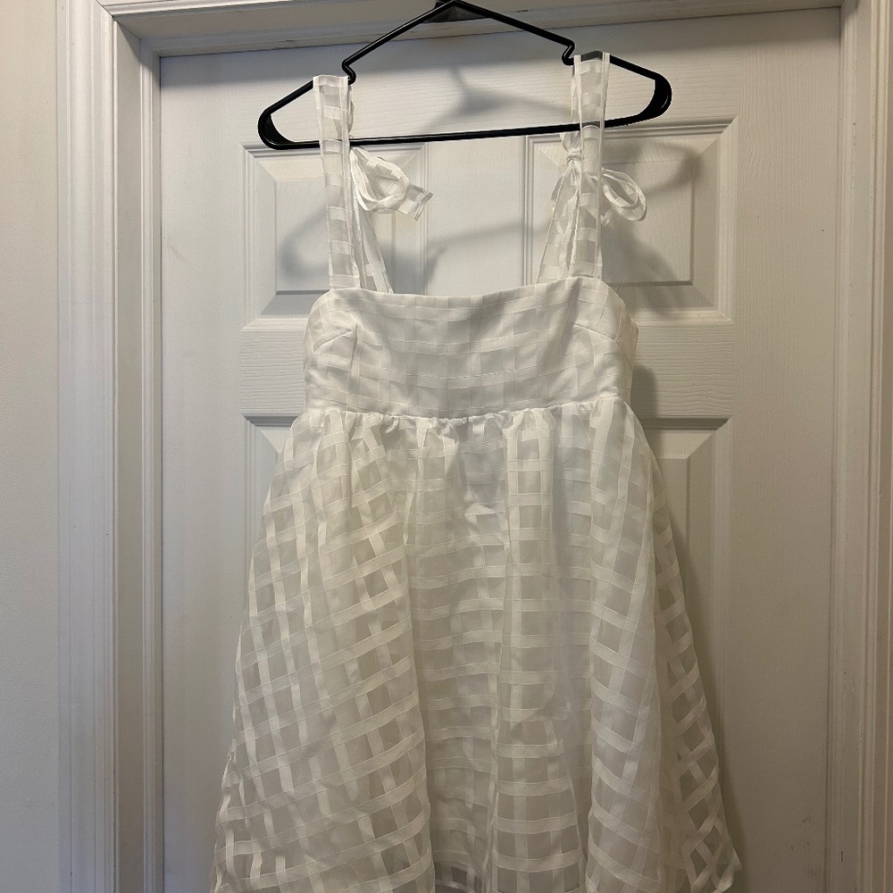 Russo White Check Amanda Uprichard Dress